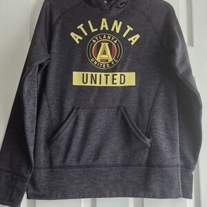 Adidas Black and Yellow Atlanta United FC Hoodie
